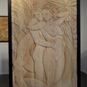 Relief, Erlenholz 180 x 100 cm