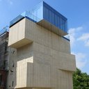 Geschnitzte Wandpanele, Nussbaumfurnier auf MDF, Museum für Architekturzeichnung, Berlin,